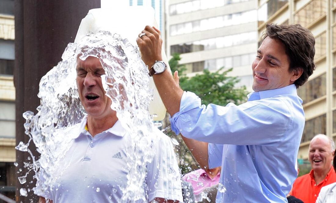 Justin Trudeau, actual Primer Ministro de Canadá, participó en el reto. (FOTO: Archivo/ EL UNIVERSAL)