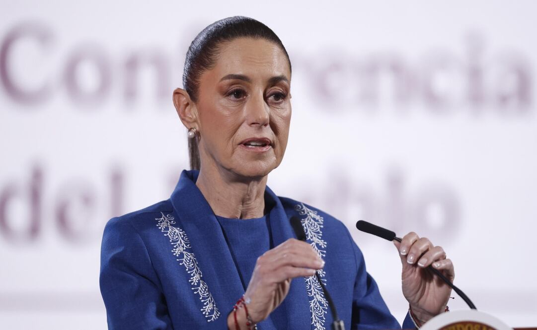 Conferencia matutina de la presidenta Claudia Sheinbaum en Palacio Nacional el 19 de febrero de 2025. Foto: Diego Simón / EL UNIVERSAL