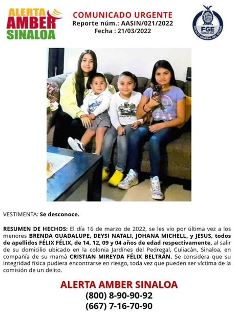 Reportan la desaparición de 5 miembros de una familia en Sinaloa