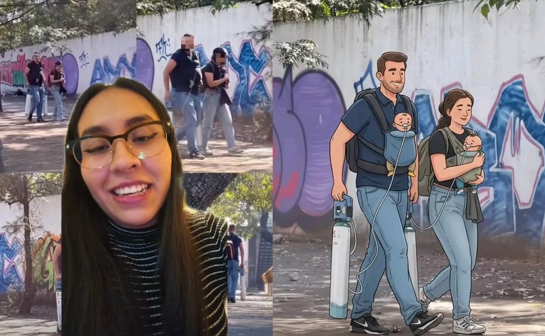 Mamá de bebés con tanques de oxígeno agradece apoyo tras viralizarse su historia. Foto: Captura de video