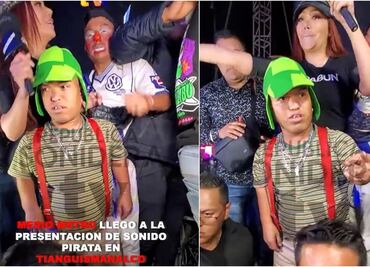 VIDEO: Medio Metro se reencuentra con Sonido Pirata; “no quiso saludarme”, asegura