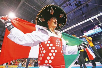 Se visualiza en el podio