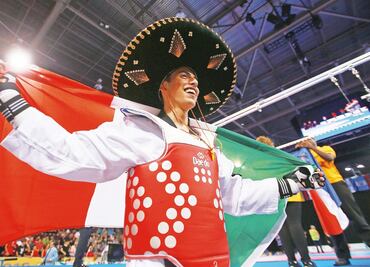 Se visualiza en el podio