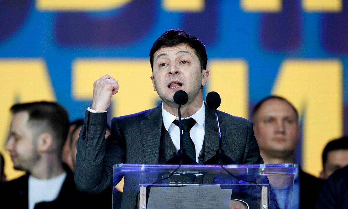 El presidente ucraniano, Volodimir Zelenski, pidió ver pruebas firmes sobre una invasión. Foto: EFE