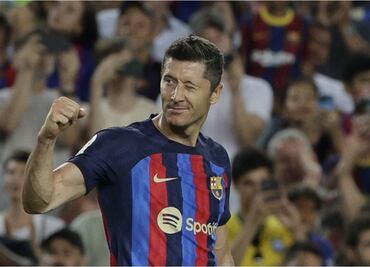 Robert Lewandowski aporta un doble en la goleada del Barcelona al Valladolid