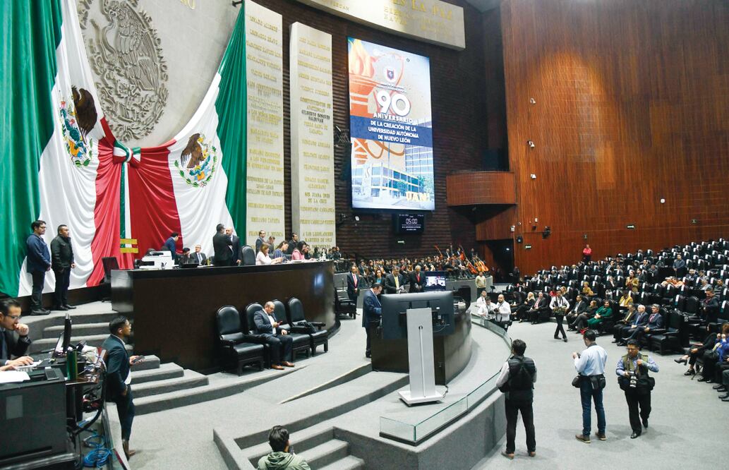 Pleno de la Cámara de Diputados. Foto: Archivo/EL UNIVERSAL
