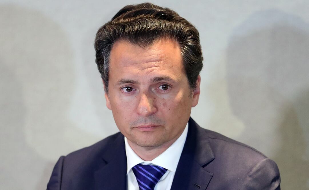 El ex director de Pemex durante su conferencia de ayer. /Ariel Ojeda - EL UNIVERSAL