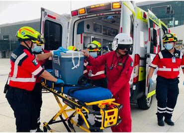 Grupo “Relámpagos” apoya en traslado de órganos provenientes de Sinaloa a la CDMX