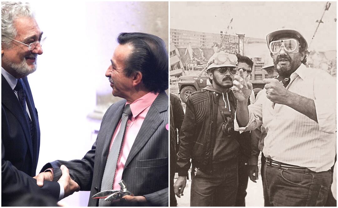 Plácido Domingo y Francisco Javier del Razo.( Foto izquierda Lucía Godínez/ EL UNIVERSAL-Foto derecha ARCHIVO EL UNIVERSAL)