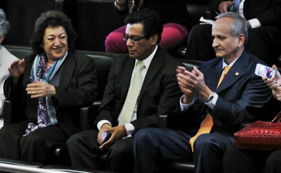 En 2014, El Senado de la República hizo un homenaje a la trayectoria periodística de Juan Arvizu. Foto: Archivo/EL UNIVERSAL