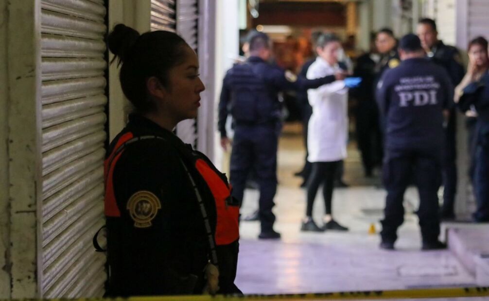 Elementos de seguridad acordonaron la zona (30/01/2025). Foto:  Axel Sánchez / EL UNIVERSAL