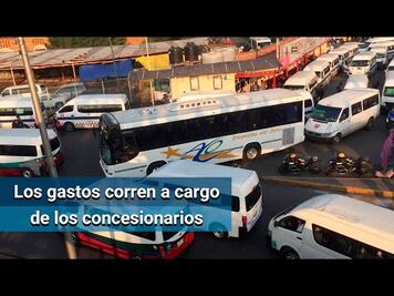 Acuerdan aumento de tarifa del transporte público en Edomex