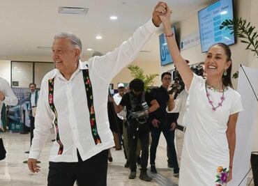 Transición se realiza de manera “ordenada y fraterna”, afirma AMLO