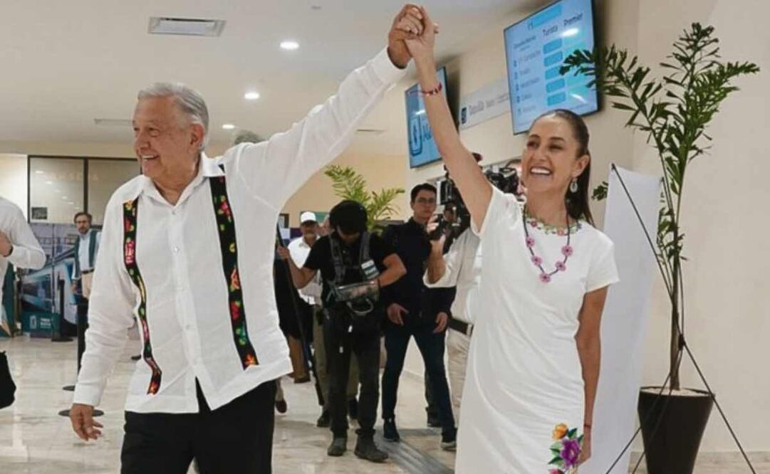 Andrés Manuel López Obrador y Claudia Sheinbaum. Foto: X @lopezobrador_
