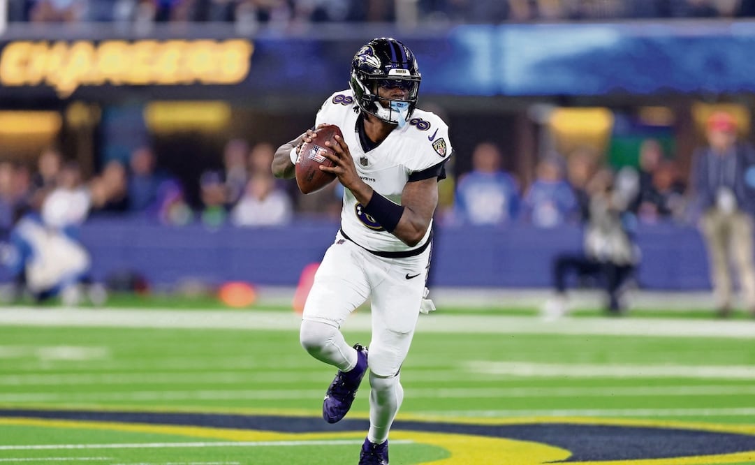 Lamar Jackson marcha como el gran líder pasador de la Liga. Foto: Sean M. Haffey / AFP