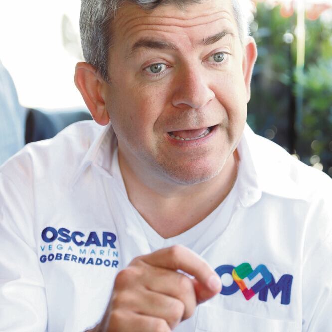 En la foto: Oscar Vega Marín, Aspirante al gobierno de Baja California por Acción Nacional. BERENICE FREGOSO. EL UNIVERSAL