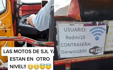 VIDEO: Mototaxi ofrece Wifi gratis a sus pasajeros y se viraliza en TikTok