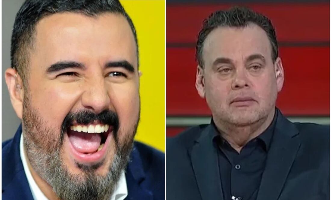 Álvaro Morales y David Faitelson - Foto: Especial