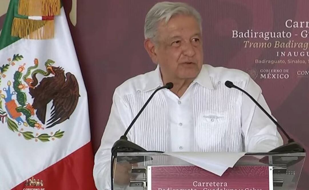 AMLO en Badiraguato / Captuar de pantalla