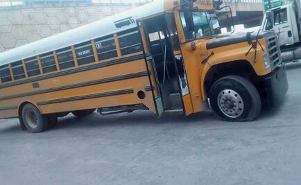 Transporte de personal queda en medio de fuego cruzado en Reynosa; hay 10 heridos