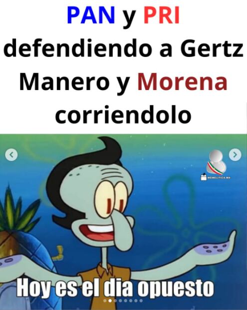 Memes de la renuncia de Alejandro Gertz Manero. Foto: Instagram