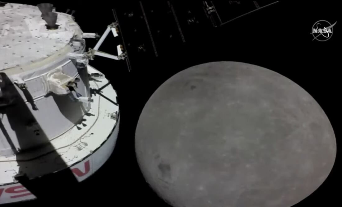 Artemis: la primera foto de la Luna que toma la misión espacial al orbitar el satélite
