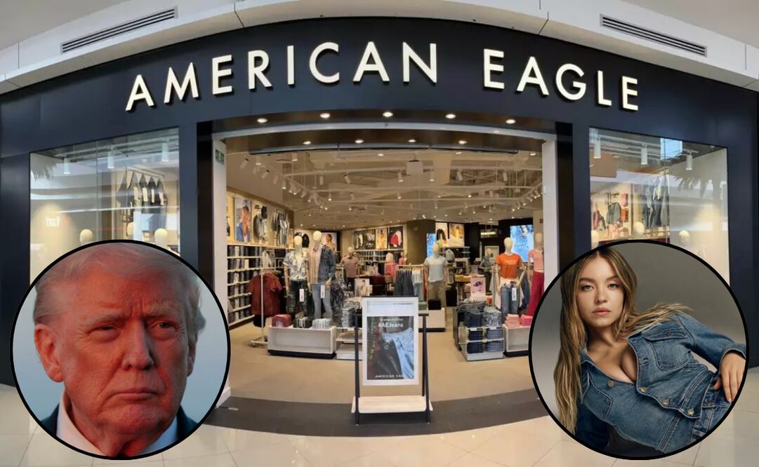 El presidente Donal Trump elogió el anuncio de American Eagle protagonizado por Sydney Sweeney. Foto: Archivo / Redes