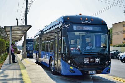 Trolebús Avenida Aztecas ha realizado más de 4 millones de viajes; reduce tiempos de traslado de hasta 30 minutos