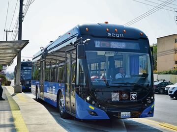 Ponen en marcha línea del Trolebús en avenida Aztecas