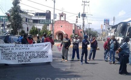 Vecinos bloquean Avenida Tláhuac