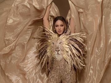 Beyoncé se viste de león para el regreso del Rey León
