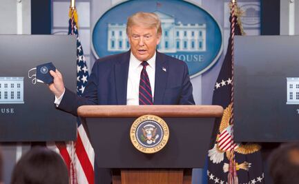 Con tuits y retuits, Trump vuelve atrás en su abordaje de la pandemia