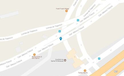 MAPA. Lugar de la agresión a Ana Gabriela Guevara