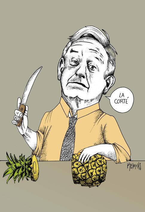 Haciéndola a un lado