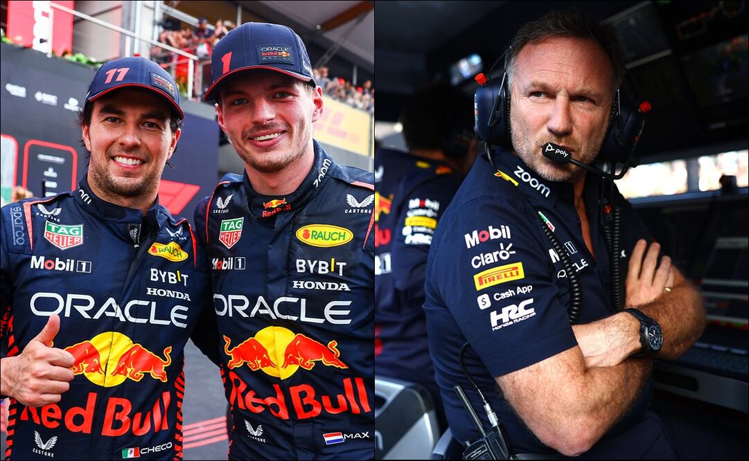Christian Horner les da libertad para competir a Checo Pérez y Max Verstappen / FOTO: ESPECIAL