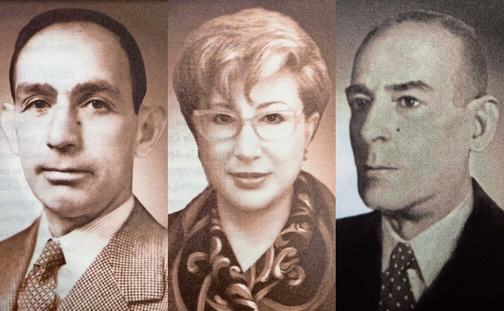 Alberto Vázquez Mercado, Margarita Luna Ramos y Roque Estrada Reynoso. Fotos: Cortesía del libro semblanzas de ministros de la corte
