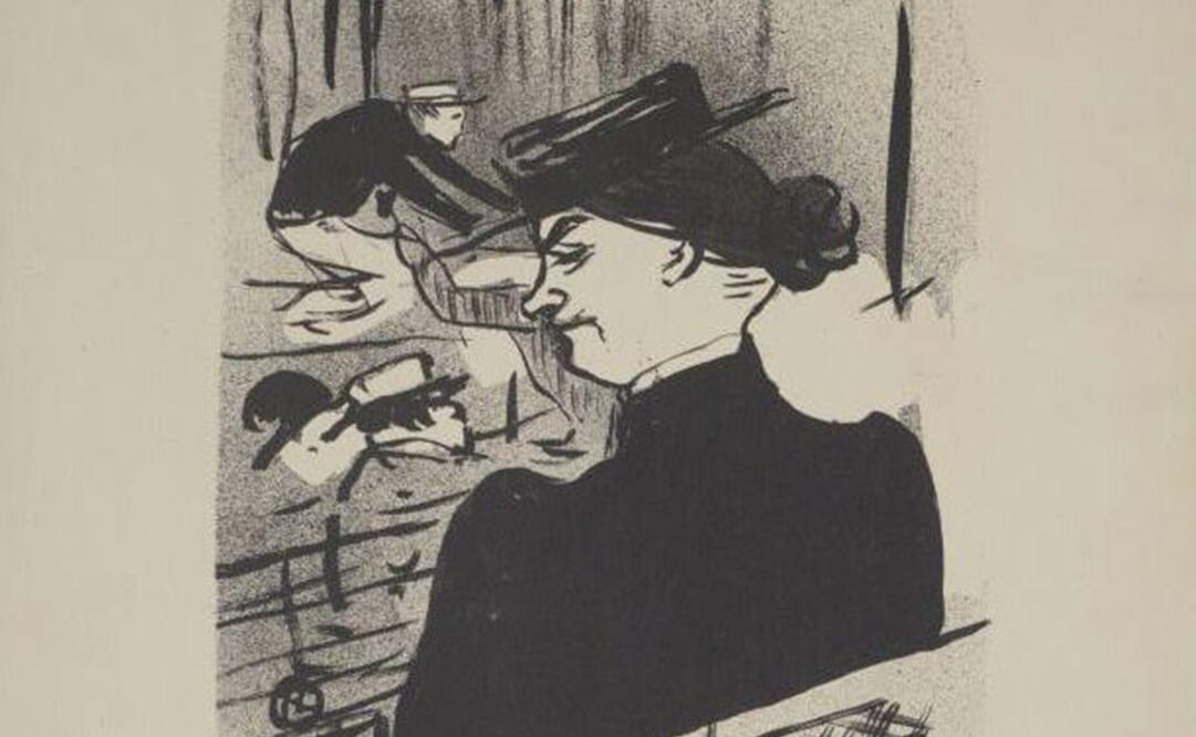 Reproducción de "Une Spectatrice", de Henri de Toulouse-Lautrec. Esta imagen pertenece al llamado tesoro de Múnich, encontrado en la casa de Cornelius Gurlitt a finales de 2012. Foto: EFE/Oficina del Fiscal de Augsburgo, archivo