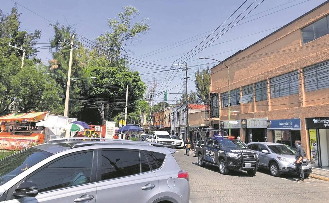 La alcaldía Coyoacán dijo que implementó un operativo por las calles del centro. Foto: Kevin Ruiz/EL UNIVERSAL