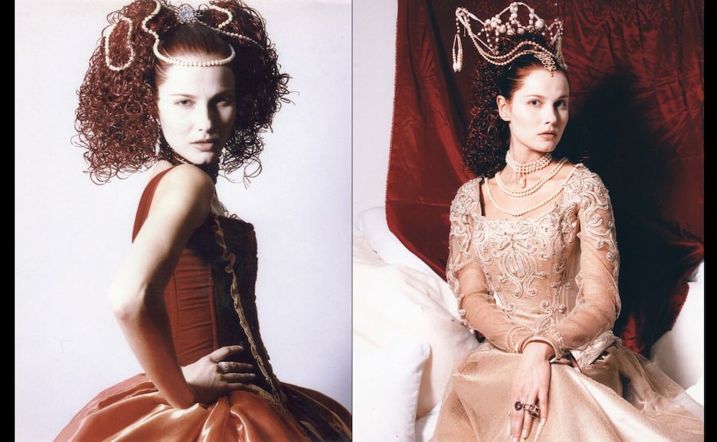 No hace falta mucha imaginación para visualizar ciertos diseños de Terrones en una cinta de vampiros, pues en efecto lo victoriano era parte de su inspiración. Archivo Héctor Terrones.