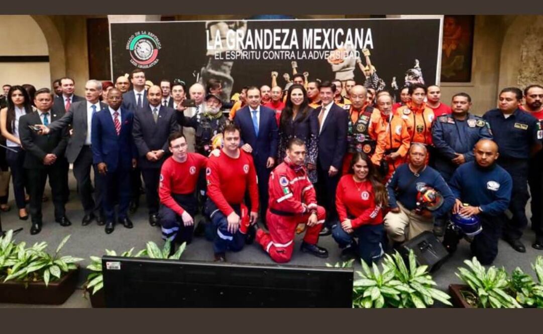 Reconocen labor de cuerpos de Protección Civil y rescatistas en sismos de septiembre