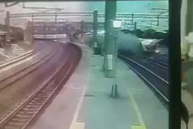 Captan descarrilamiento de tren en Taiwán