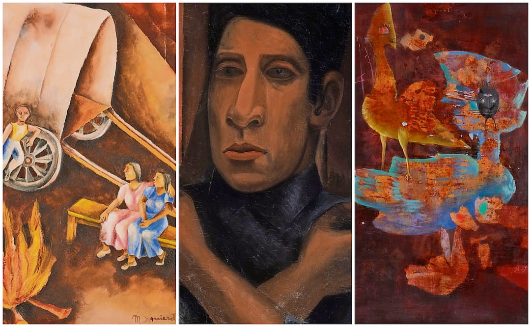 La segunda obra más costosa en venderse de la colección Gelman fue de Leonora Carrington, Phoenix Rides Beetle, cuyo precio final fue de 516 mil dólares, cuando el de salida estaba entre 300 y 400 mil dólares. Fotos: https://www.sothebys.com