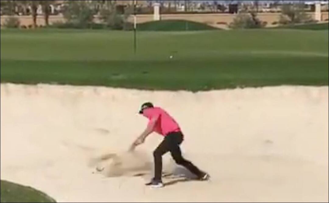 Sergio García hizo un berrinche. Foto: Twitter