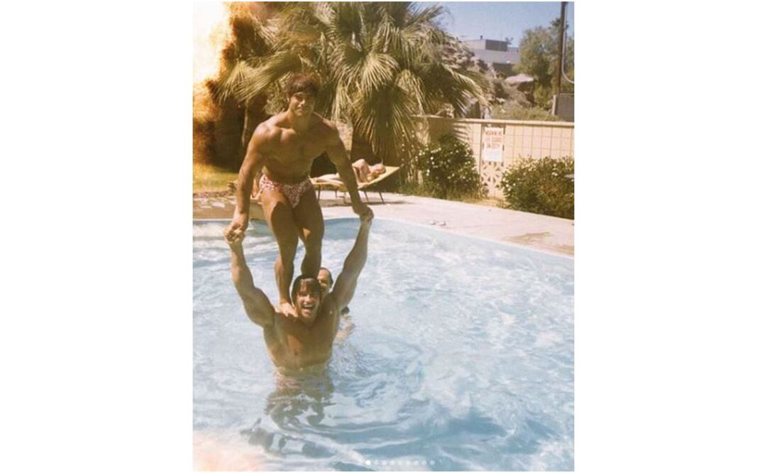 Arnold Schwarzenegger compartió en Instagram varias fotos para despedir a Columbu