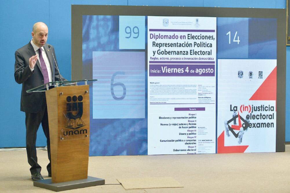 Pedro Salazar Ugarte, director del Instituto de Investigaciones Jurídicas, destacó que el sistema penal es un tema primordial. FOTO: IVÁN STEPHENS. EL UNIVERSAL