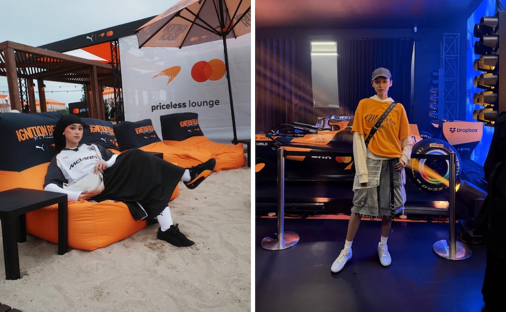 El naranja papaya destaca entre las colecciones de merch. Foto:@saramuzam, @erikalavasha