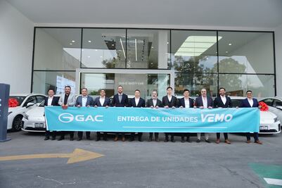 GAC entrega autos a Vemo, buscan acelerar electrificación en México