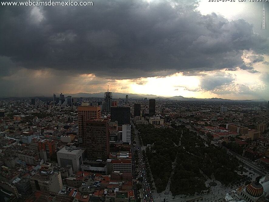 Imagen tomada del Twitter de Webcams de México