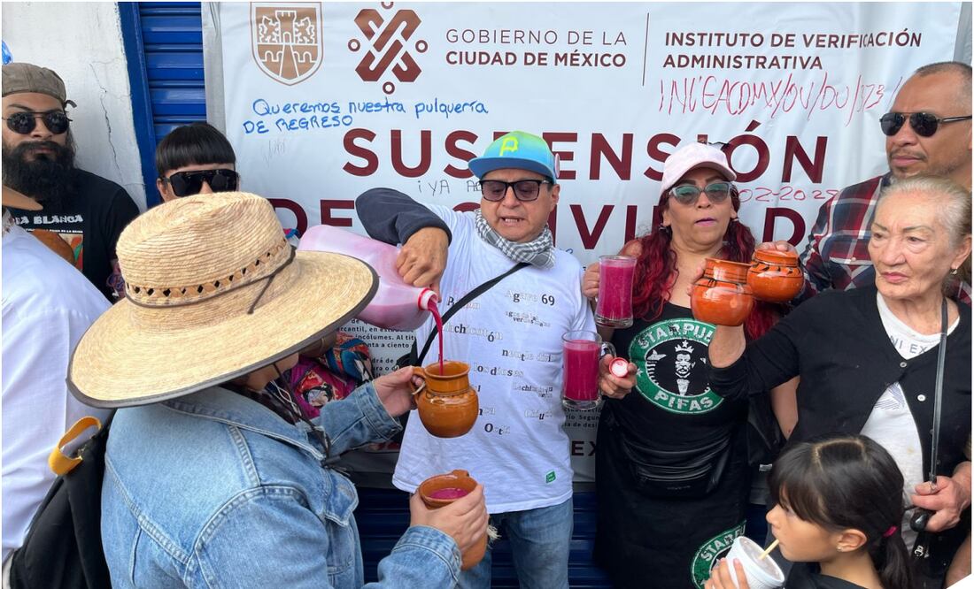 Cierre de pulquerías en CDMX. Foto: Rafael / EL UNIVERSAL