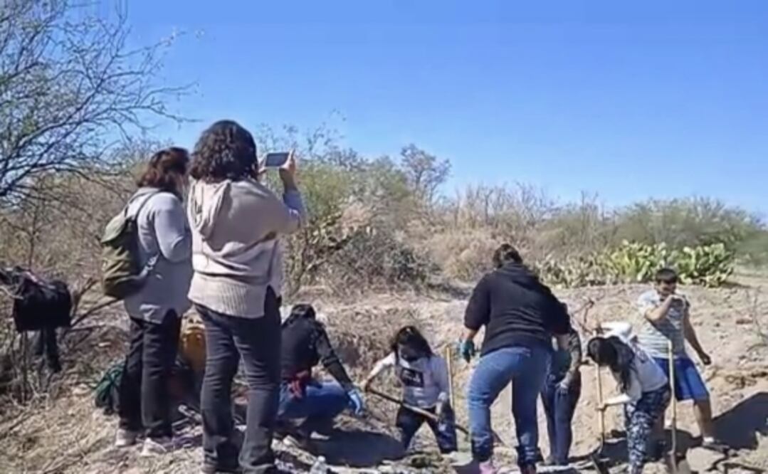 Madres Buscadoras de Sonora hallan restos calcinados; estima colectivo que podrían ser de 50 personas